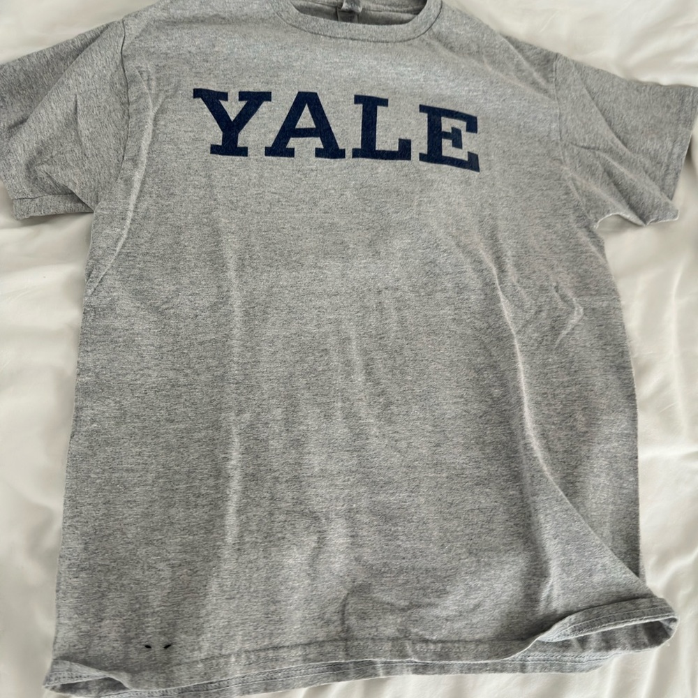 Gildan Light Gray Yale Crewneck Tee